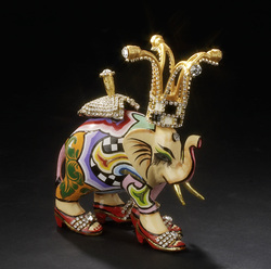 Tierkollektion Handarbeit Elefant Juliana 11 cm